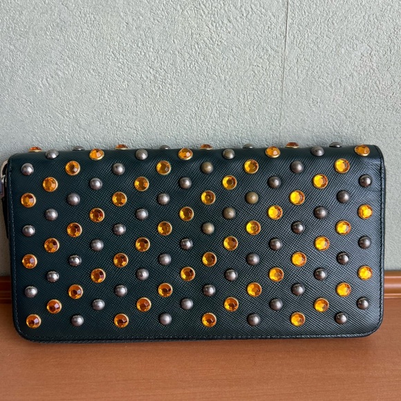 PRADA Studded long wallet - Picture 3 of 16